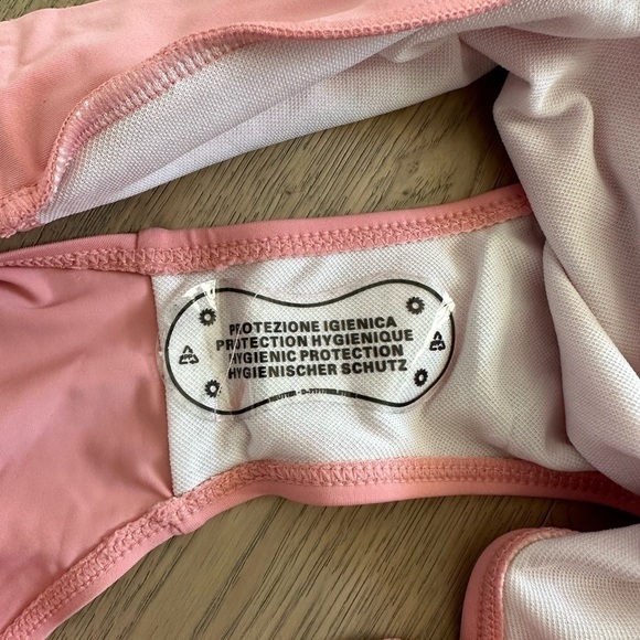 Unbranded Womens Blush Pink High Waist Brief Bikini Swimsuit Bottoms NWOT Sz XL - Picture 4 of 6